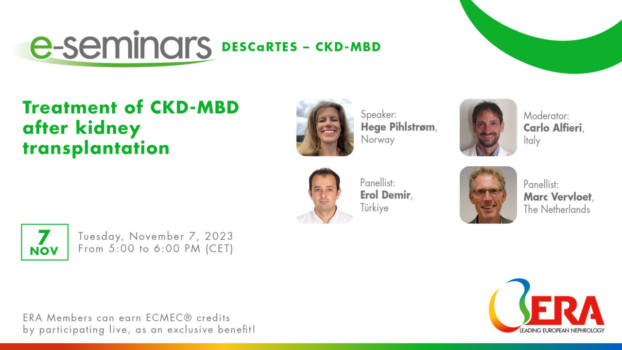 Treatment of CKD-MBD after kidney transplantation