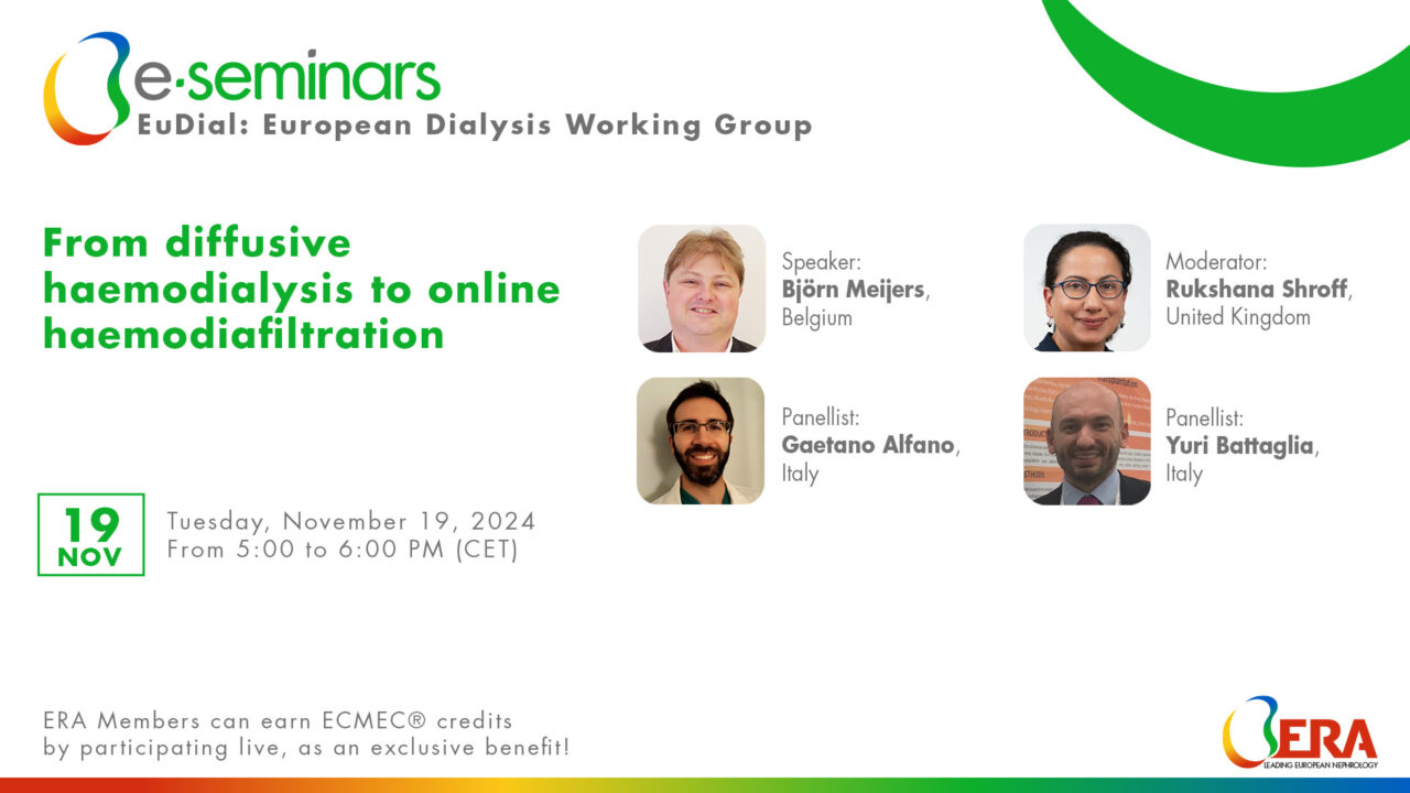 From diffusive haemodialysis to online haemodiafiltration