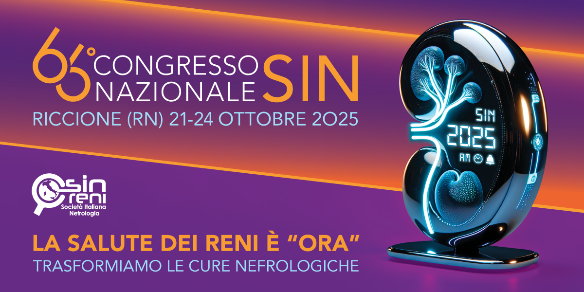 66th Annual Meeting of the Italian Society of Nephrology (SIN) banner