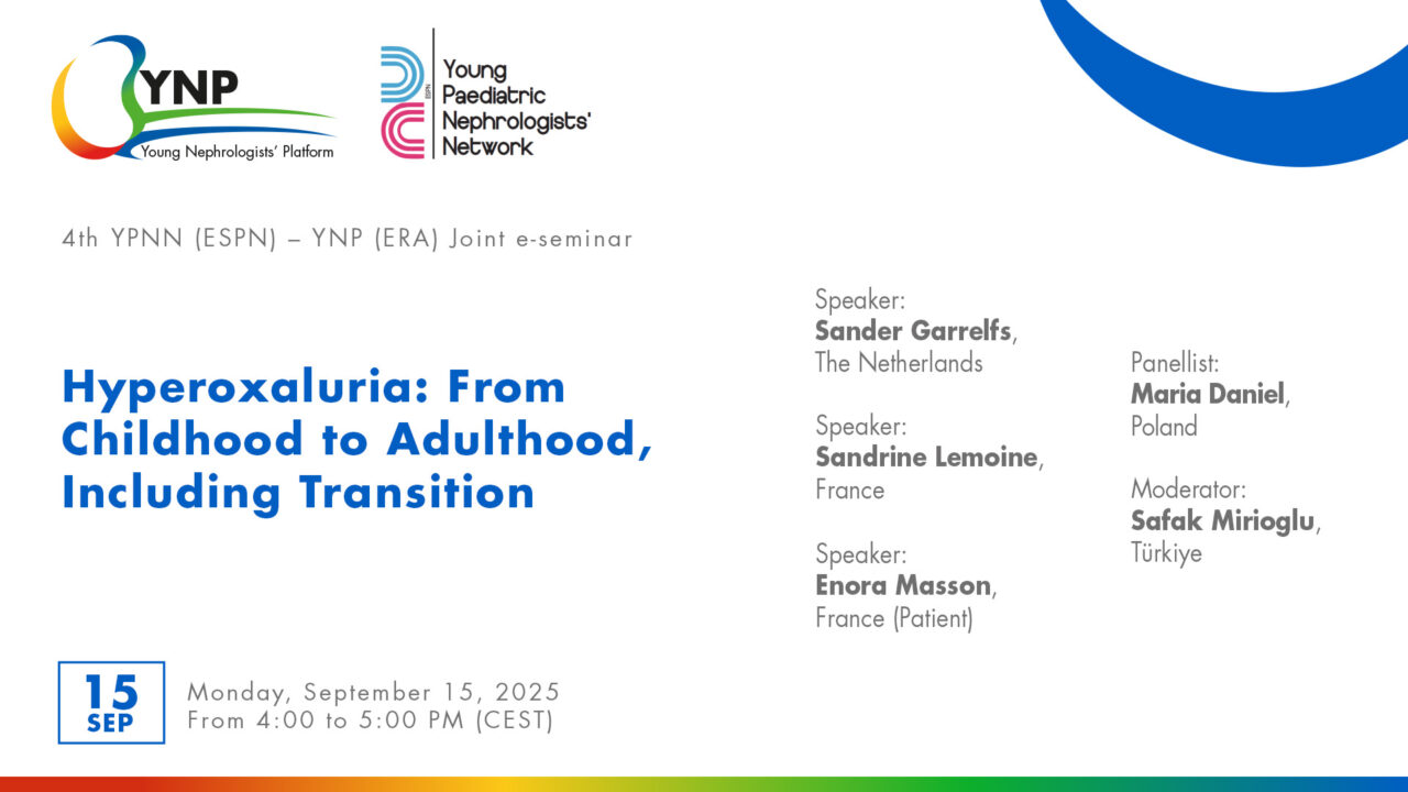 4th YPNN (ESPN) – YNP (ERA) Joint e-Seminar